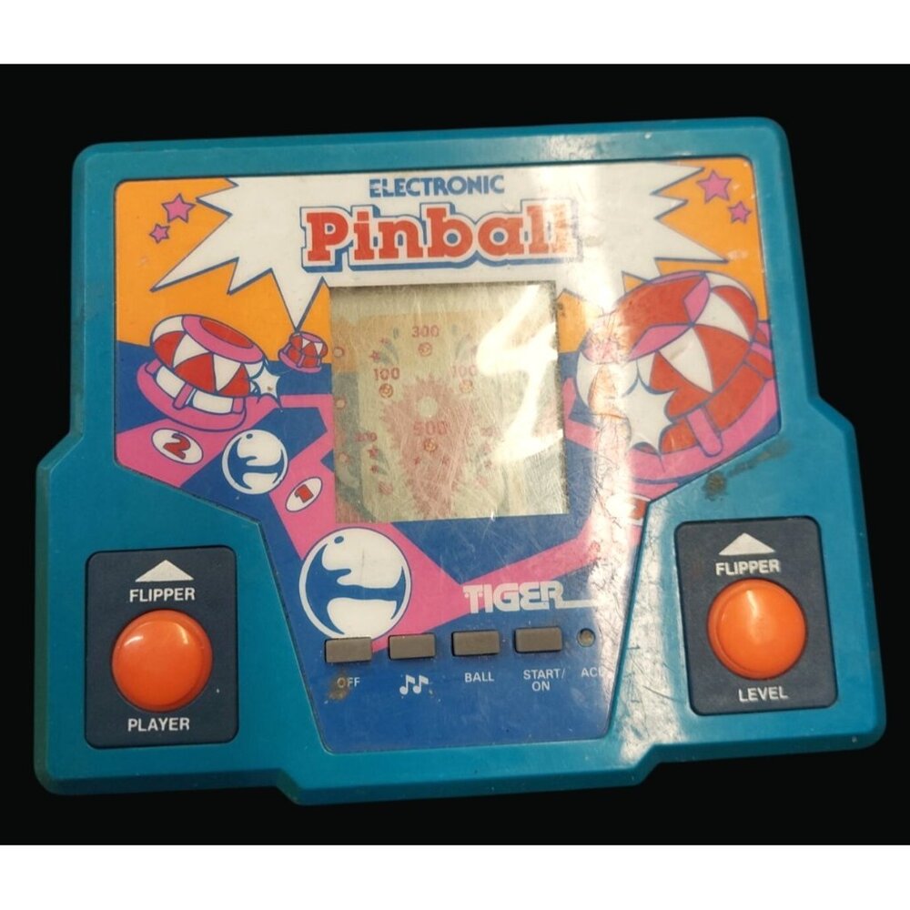 Vintage 1987 Tiger Electronic Hand Held Pin Ball